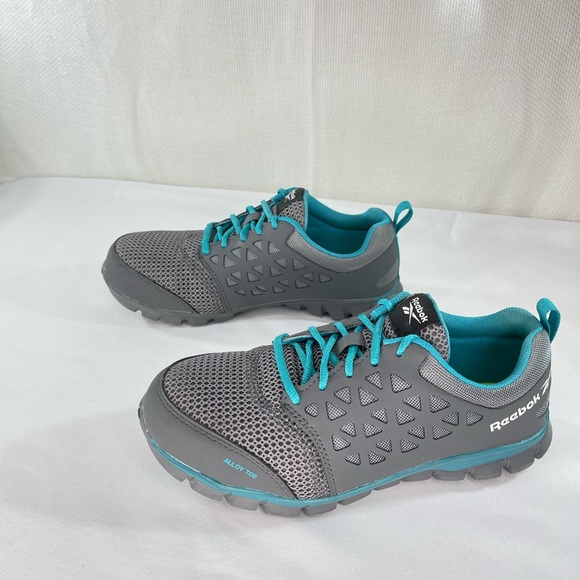 Reebok Womens Sublite Cushion Alloy Toe Work Shoe. Grey. Size 9.5 Wide V… - Picture 5 of 6